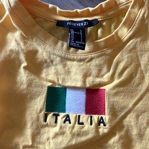 Italy crop top